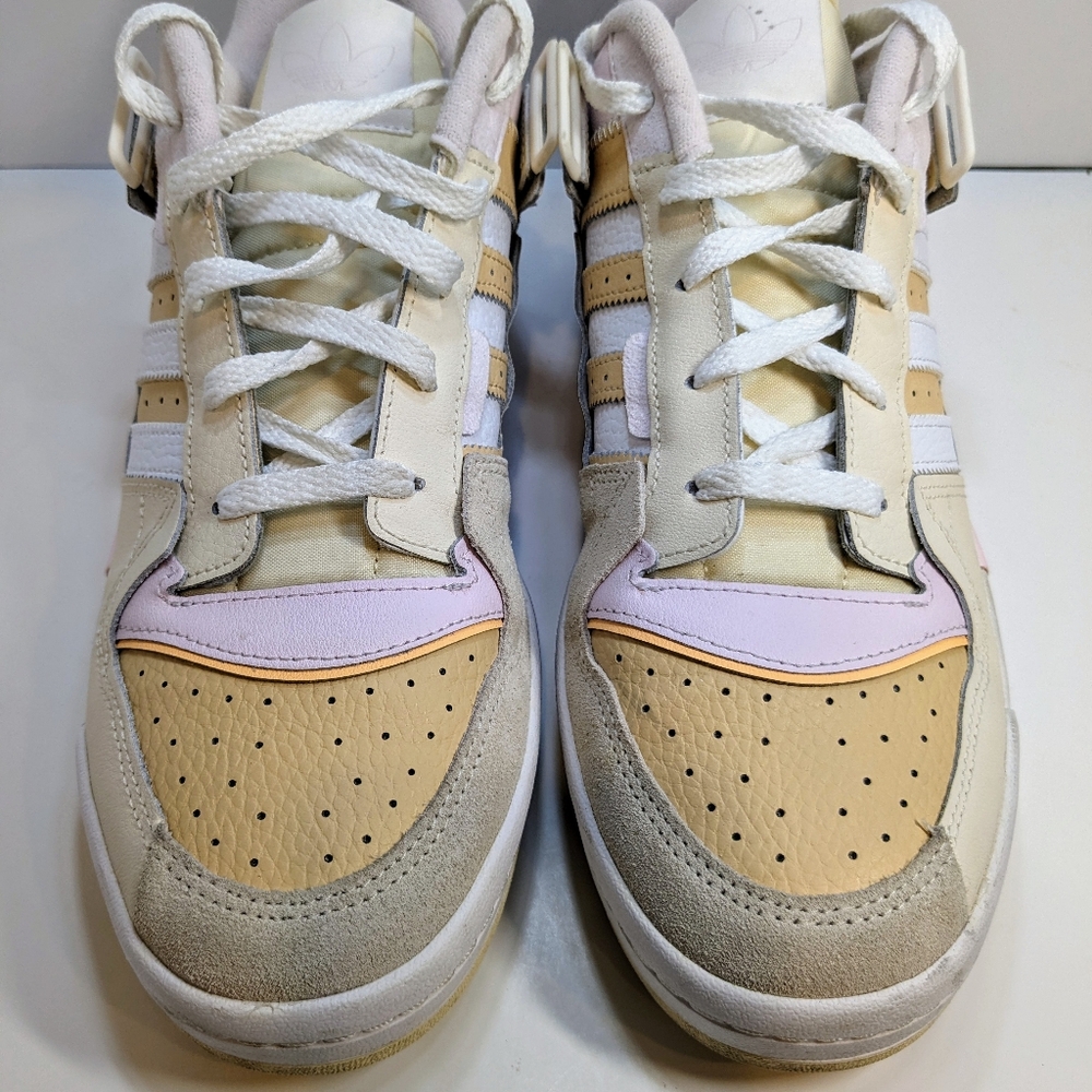 adidas Forum Exhibit Low 'Ecru Tint Halo Amber' GW6346 size 10.5 unisex - Picture 6 of 9